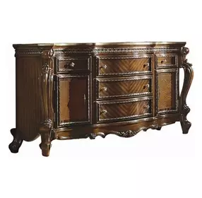 Picardy Honey Oak 5 Drawer Dresser