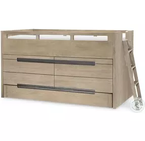 District Weathered Oak Youth Captains Bedroom Set