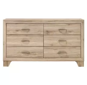 Miquell Natural 6 Drawer Dresser