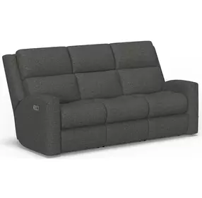 Score Midnight 87" Zero Gravity Power Reclining Sofa with Power Lumbar and USB Charging
