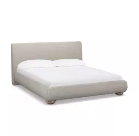 Rayne Cream King Upholstered Panel Bed