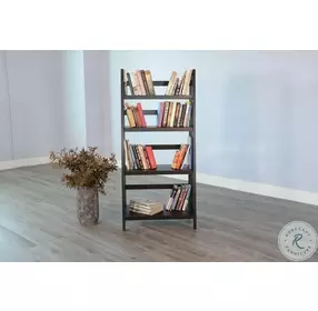 Mesa Grace Black 60" Folding Bookcase