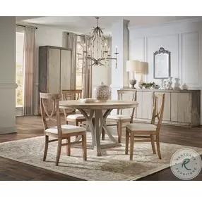 Monets Beige Side Chair Set of 2