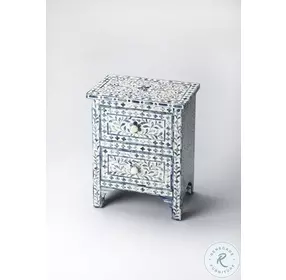 Bone Inlay Vivienne Blue Accent Chest
