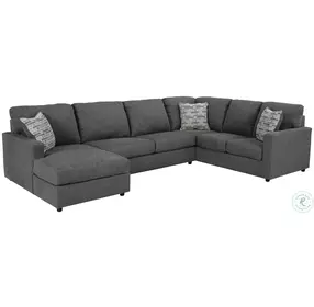 Edenfield Charcoal Sectional with LAF Corner Chaise