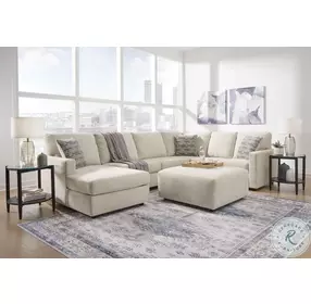 Edenfield Linen Oversized Accent Ottoman
