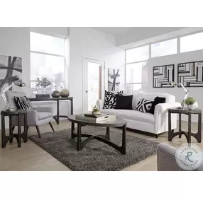 Cascade Wire Brush Rustic Brown End Table