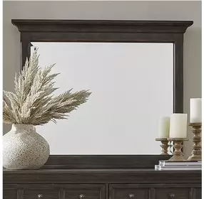 Eden Ridge Saddle Brown Landscape Mirror