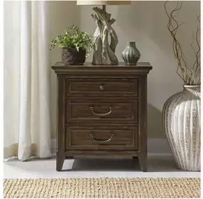 Paradise Valley Saddle Brown Nightstand