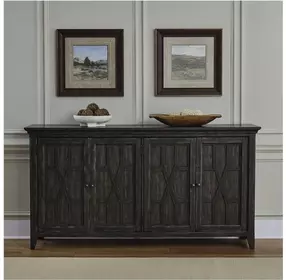 Eden Ridge Saddle Brown Hall Buffet