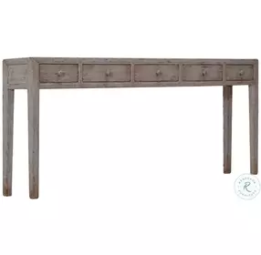 Jewelers Ivory Console Table