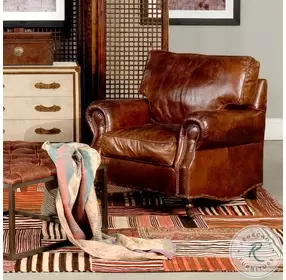 Papas Brown Leather Chair