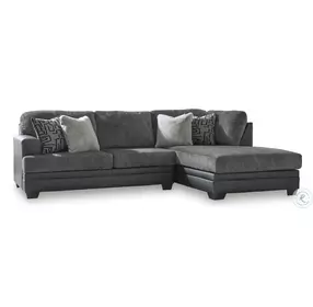 Brixley Pier Graphite 2 Piece Sectional with RAF Chaise