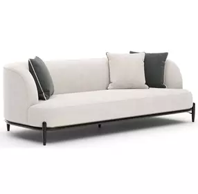 Madera Oatmeal 96" Sofa