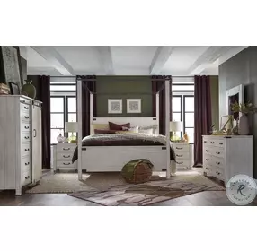 Hampton Forge Alabaster And Aged Iron Queen Poster Canopy Bed