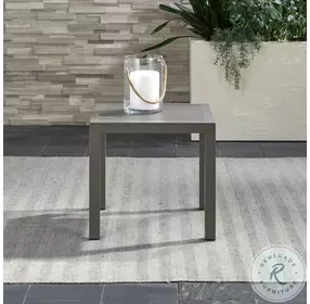 Heritage Key Granite Outdoor End Table