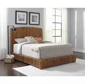 Laughton Amber Queen Panel Bed