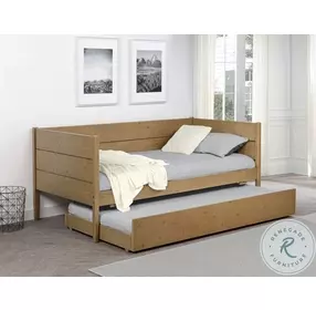 Calinda Natural Twin Daybed with Trundle
