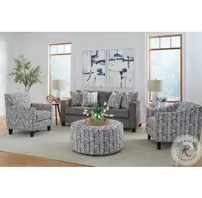 Wowza Mercedes Shore Flared Arms Accent Chair