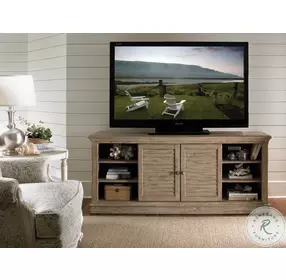 Barton Creek Weather Gray Driftwood Travis TV Stand