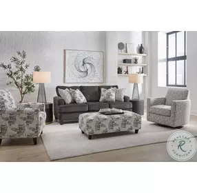 Wowza Yorkshire Slate Rounded Arms Accent Chair