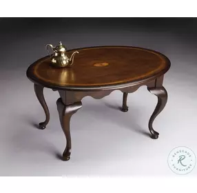 Cherry Oval Cocktail Table