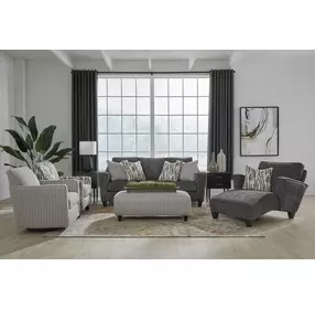 Wowza Dusk Gray 88" Queen Sleeper Sofa