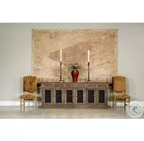 Narrow Brown Sideboard