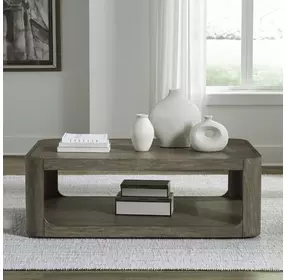 South Bend Burnished Clay Rectangular Cocktail Table