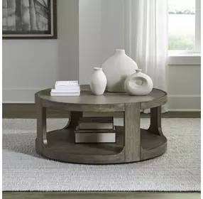 South Bend Burnished Clay Round Cocktail Table