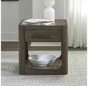 South Bend Burnished Clay Rectangular End Table