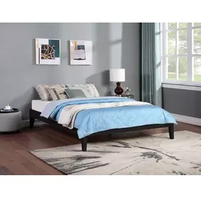 Hounslow Black Queen Platform Bed