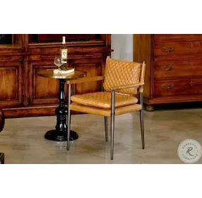 The Harley Brown Leather Chair