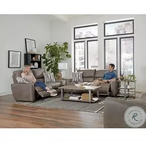 Dorian Pebble Power Reclining Sofa