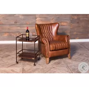 Trolley Brown Side Table