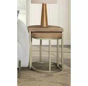 Aurora Latte Bridges Nesting Table