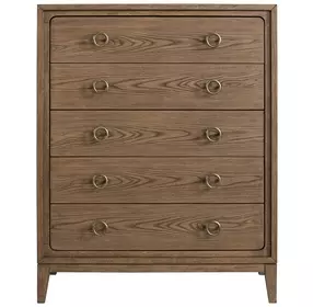Aurora Latte 5 Drawer Chest