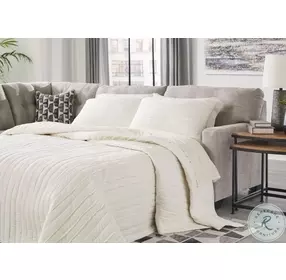 Mahoney Pebble 2 Piece LAF Chaise Sleeper Sectional