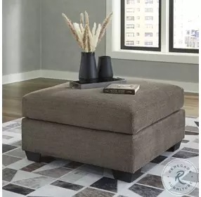 Mahoney Chocolate Oversized Accent Ottoman
