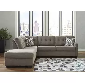 Mahoney Chocolate 2 Piece LAF Chaise Sectional