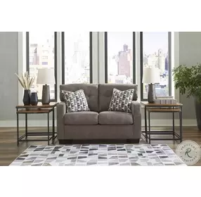 Mahoney Chocolate Loveseat