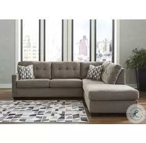 Mahoney Chocolate 2 Piece RAF Chaise Sectional