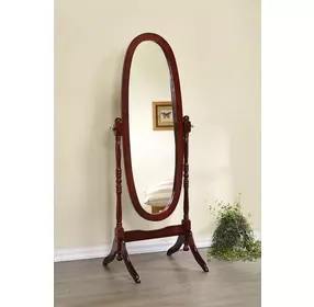 Foyet Merlot Oval Cheval Mirror