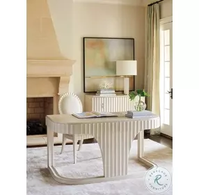 Cascades Fresh Linen White Caledonia Desk