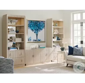 Cascades Fresh Linen White Walden Bookcase