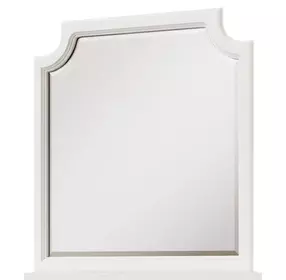Pure Maple Cottage White Arched Garden Dresser Mirror