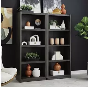 Modern Edge Caffe 2 Piece Bunching Bookcase Set