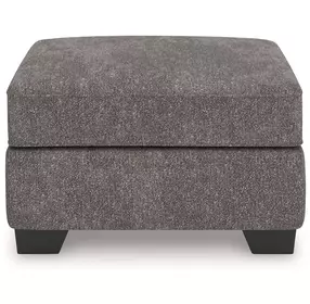 Olten Graphite Ottoman