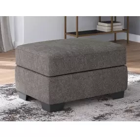 Olten Graphite Ottoman