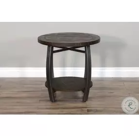 Havenstead Dark Brown Square End Table